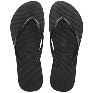 Havaianas Slim Flip Flop in Black